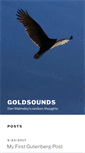 Mobile Screenshot of goldsounds.com